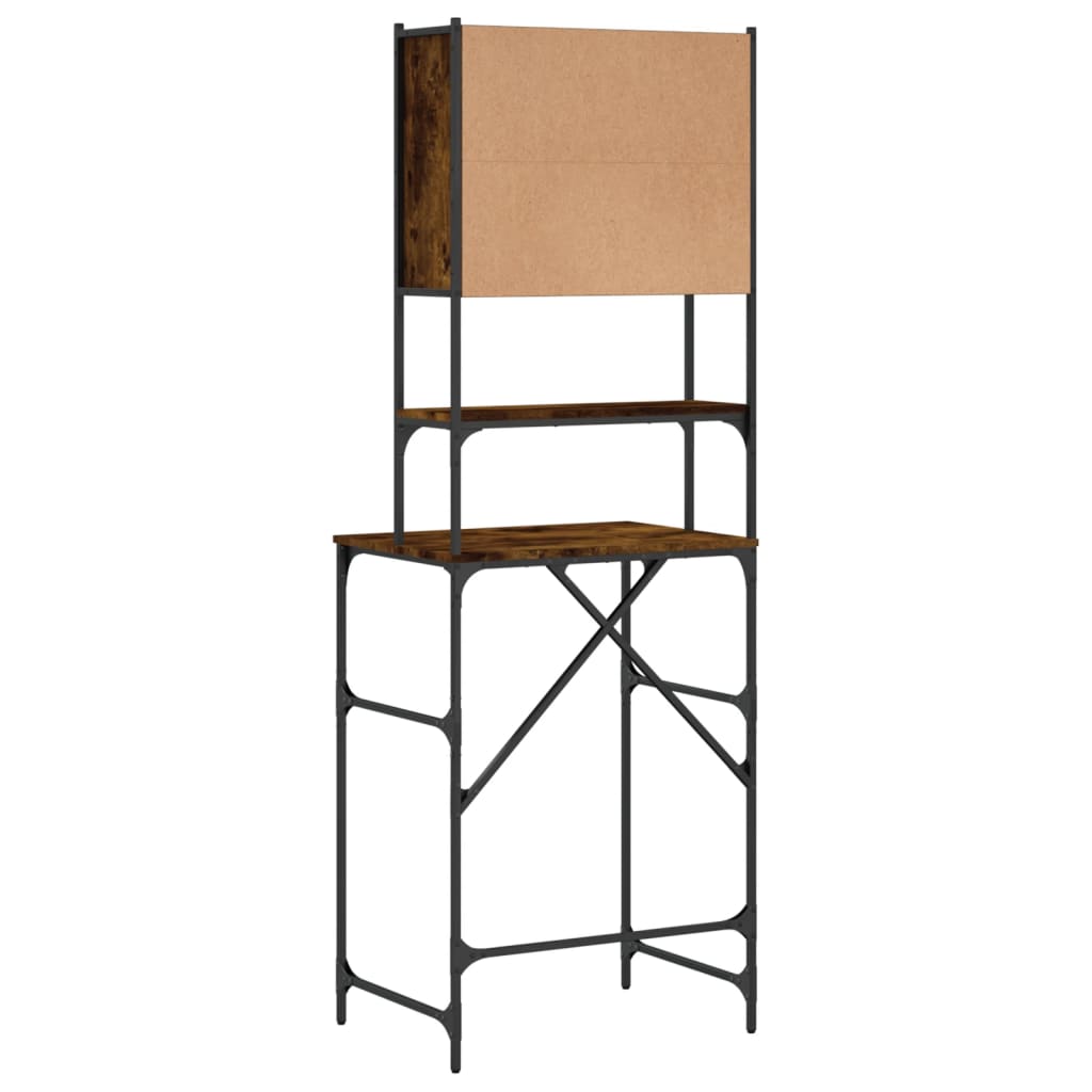 Ντουλάπι Πλυντηρίου Καπνιστή Δρυς 68x48,5x194 εκ.