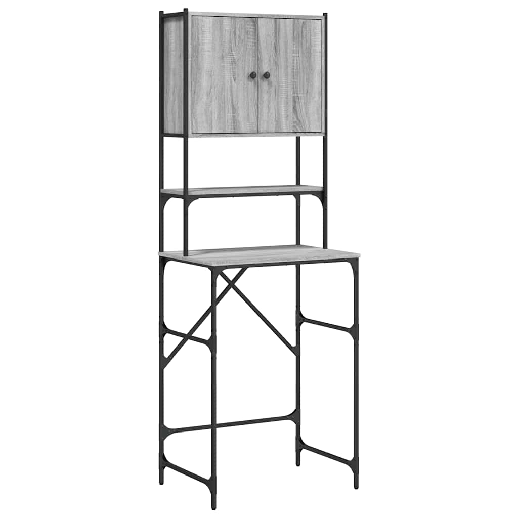 Ντουλάπι Πλυντηρίου Γκρι Sonoma 68x48,5x194 εκ.