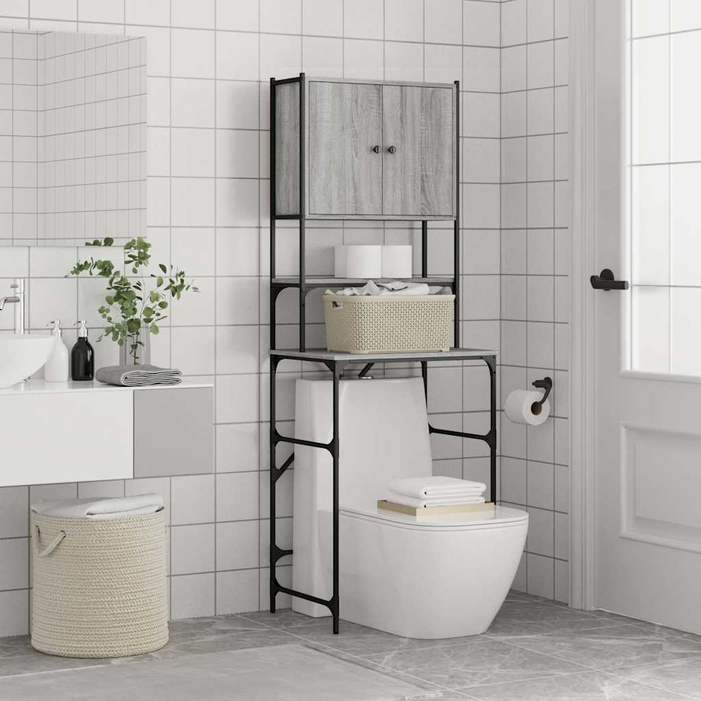 Ντουλάπι Πλυντηρίου Γκρι Sonoma 68x48,5x194 εκ.
