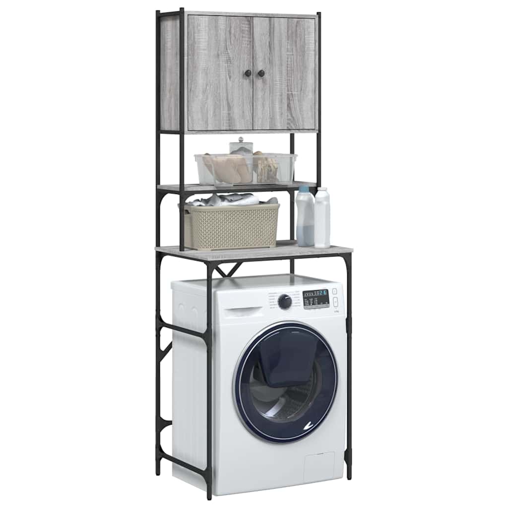 Ντουλάπι Πλυντηρίου Γκρι Sonoma 68x48,5x194 εκ.