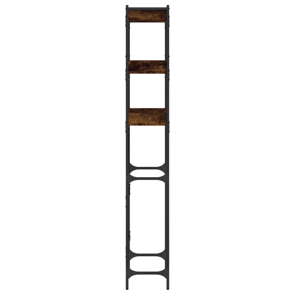 Ραφιέρα Πλυντηρίου Καπνιστή Δρυς 67x25x163 εκ. Επεξεργ. Ξύλο - Pakobazaar