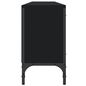 Έπιπλο Τηλεόρασης με Συρτάρι Μαύρο 200x25x44 εκ. Επεξ. Ξύλο - Pakobazaar