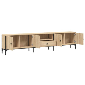 Έπιπλο Τηλεόρασης με Συρτάρι Sonoma Δρυς 200x25x44εκ Επεξ. Ξύλο - Pakobazaar