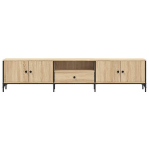 Έπιπλο Τηλεόρασης με Συρτάρι Sonoma Δρυς 200x25x44εκ Επεξ. Ξύλο - Pakobazaar