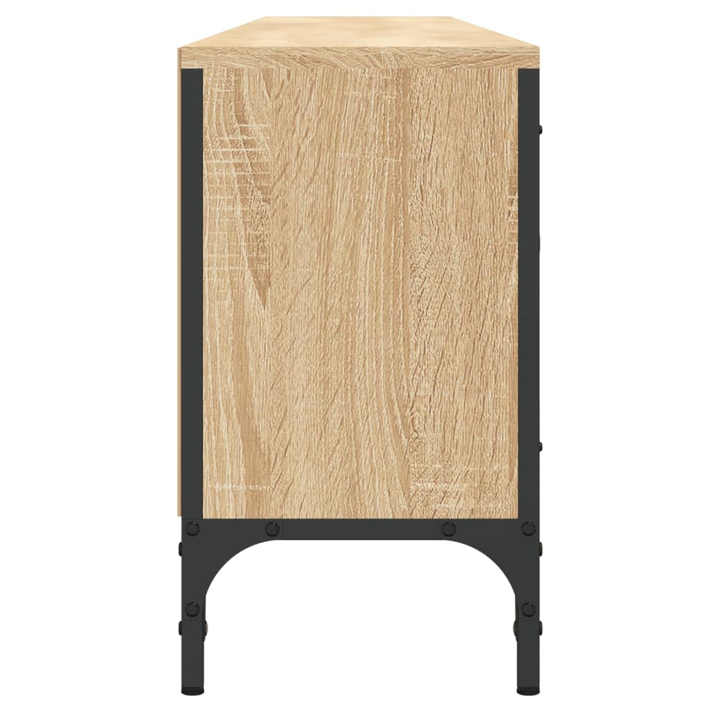 Έπιπλο Τηλεόρασης με Συρτάρι Sonoma Δρυς 200x25x44εκ Επεξ. Ξύλο - Pakobazaar