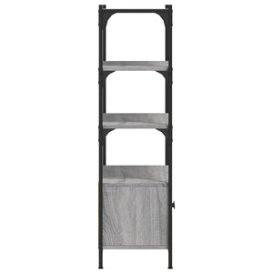 Βιβλιοθήκη 3 Επιπέδων Γκρι Sonoma 70x30x109,5 εκ. Επεξεργ. Ξύλο