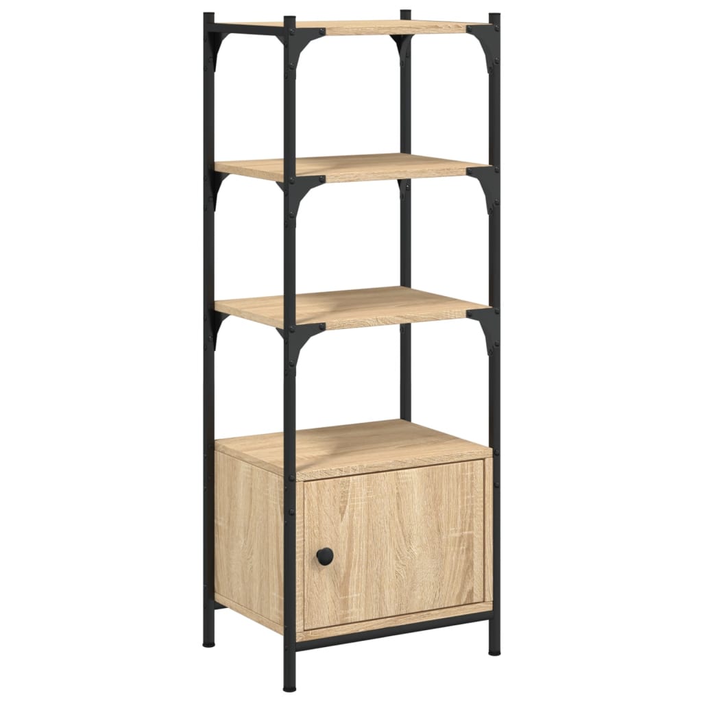 Βιβλιοθήκη 3 Επιπέδων Sonoma Δρυς 41x30x109,5 εκ. Επεξεργ. Ξύλο