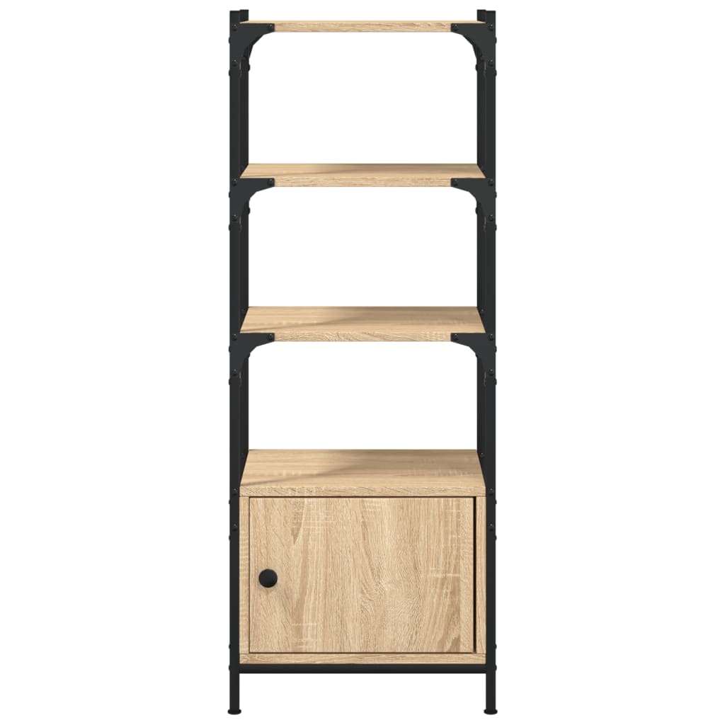 Βιβλιοθήκη 3 Επιπέδων Sonoma Δρυς 41x30x109,5 εκ. Επεξεργ. Ξύλο