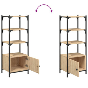 Βιβλιοθήκη 3 Επιπέδων Sonoma Δρυς 41x30x109,5 εκ. Επεξεργ. Ξύλο