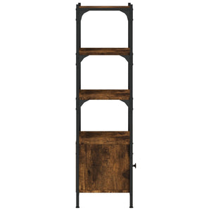 Βιβλιοθήκη 3 Επιπέδων Καπν. Δρυς 41x30x109,5 εκ. Επεξεργ. Ξύλο