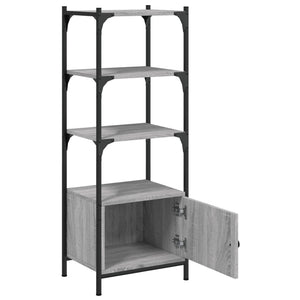 Βιβλιοθήκη 3 Επιπέδων Γκρι Sonoma 41x30x109,5 εκ. Επεξεργ. Ξύλο