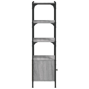 Βιβλιοθήκη 3 Επιπέδων Γκρι Sonoma 41x30x109,5 εκ. Επεξεργ. Ξύλο
