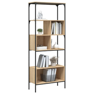 Βιβλιοθήκη 5 Επιπέδων Sonoma Δρυς 76x33x188,5 εκ. Επεξεργ. Ξύλο - Pakobazaar