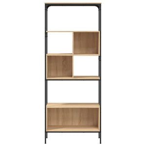 Βιβλιοθήκη 5 Επιπέδων Sonoma Δρυς 76x33x188,5 εκ. Επεξεργ. Ξύλο - Pakobazaar