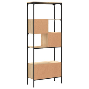 Βιβλιοθήκη 5 Επιπέδων Sonoma Δρυς 76x33x188,5 εκ. Επεξεργ. Ξύλο - Pakobazaar