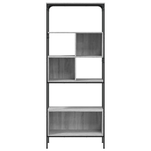 Βιβλιοθήκη 5 Επιπέδων Γκρι Sonoma 76x33x188,5 εκ. Επεξεργ. Ξύλο - Pakobazaar