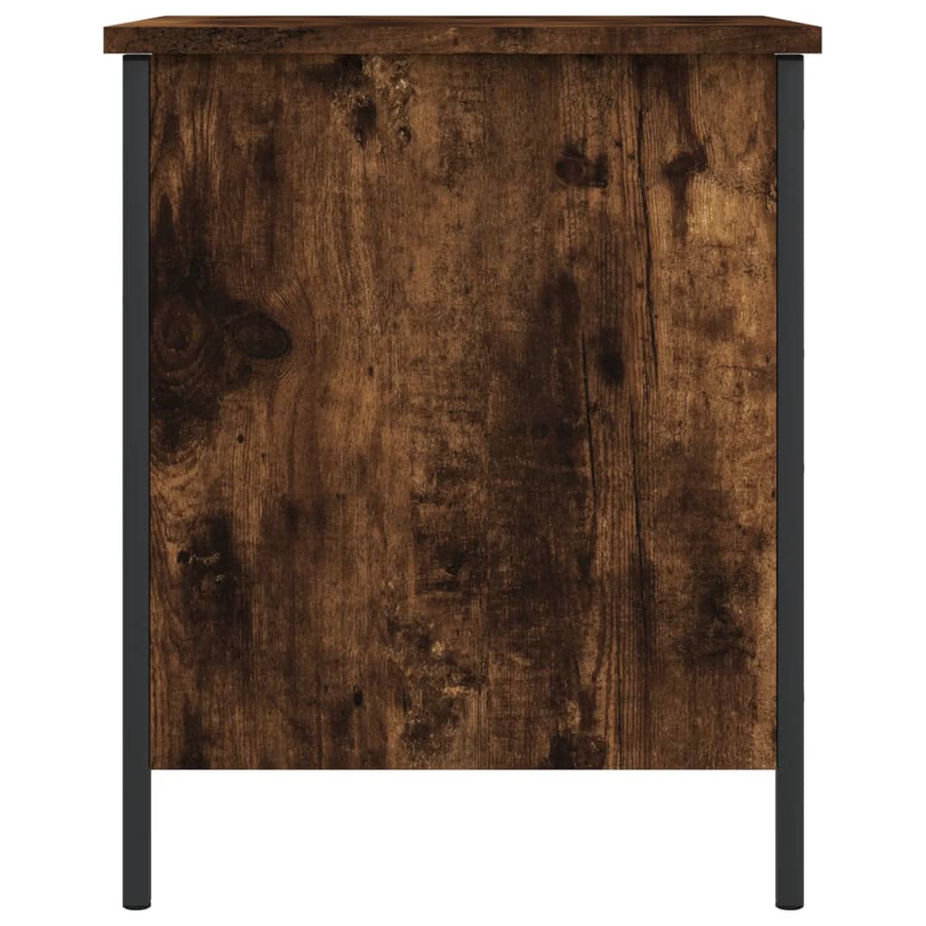Παγκάκι Αποθήκευσης Καπνιστή Δρυς 40x42,5x50 εκ. από Επεξ. Ξύλο - Pakobazaar