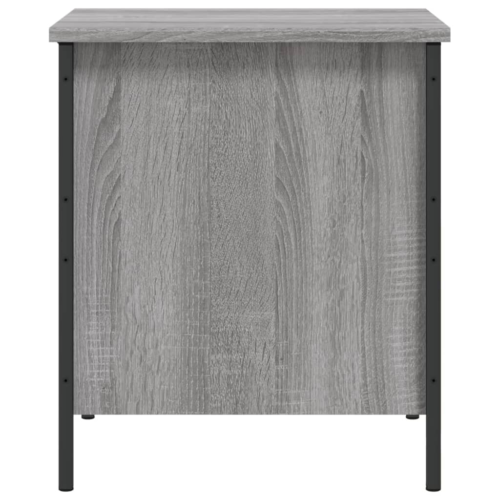 Παγκάκι Αποθήκευσης Γκρι Sonoma 40x42,5x50εκ Επεξεργασμένο Ξύλο - Pakobazaar
