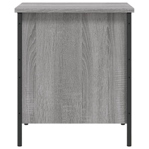 Παγκάκι Αποθήκευσης Γκρι Sonoma 40x42,5x50εκ Επεξεργασμένο Ξύλο - Pakobazaar