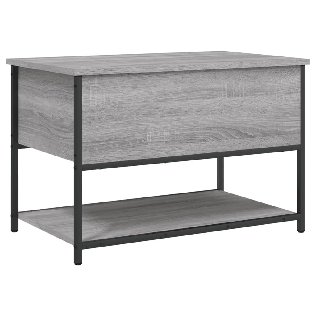 Παγκάκι Αποθήκευσης Γκρι Sonoma 70x42,5x47εκ Επεξεργασμένο Ξύλο - Pakobazaar