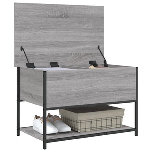 Παγκάκι Αποθήκευσης Γκρι Sonoma 70x42,5x47εκ Επεξεργασμένο Ξύλο - Pakobazaar
