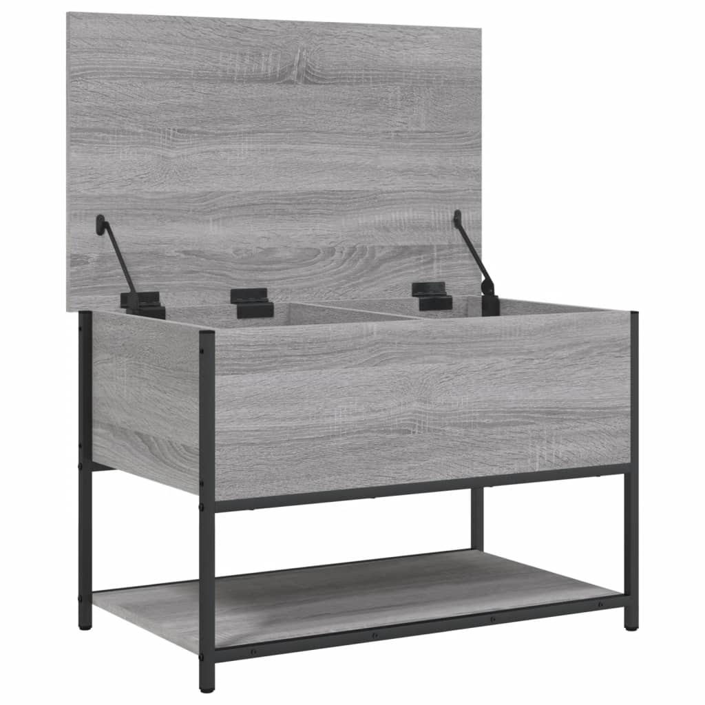 Παγκάκι Αποθήκευσης Γκρι Sonoma 70x42,5x47εκ Επεξεργασμένο Ξύλο - Pakobazaar