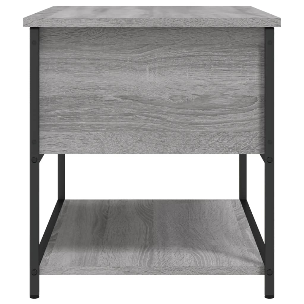 Παγκάκι Αποθήκευσης Γκρι Sonoma 70x42,5x47εκ Επεξεργασμένο Ξύλο - Pakobazaar