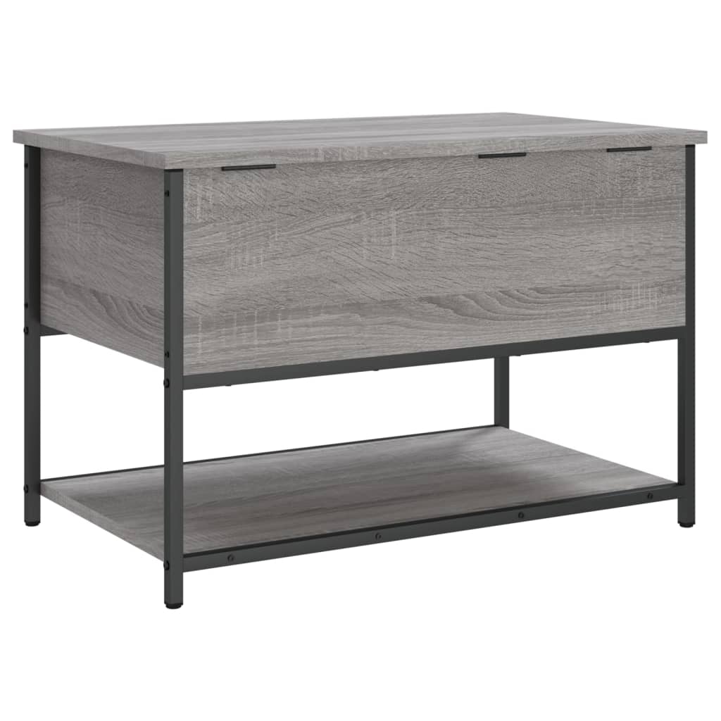 Παγκάκι Αποθήκευσης Γκρι Sonoma 70x42,5x47εκ Επεξεργασμένο Ξύλο - Pakobazaar