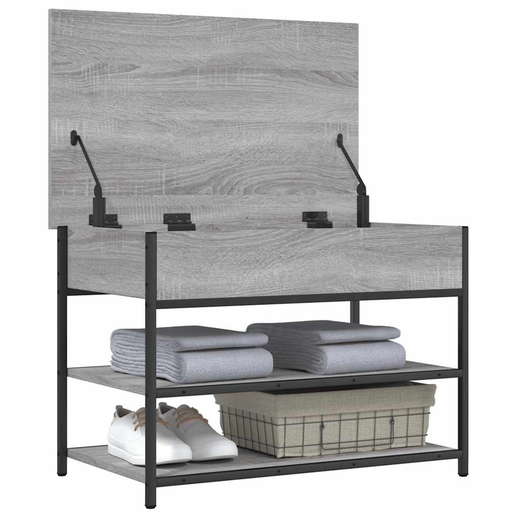 Παπουτσοθήκη Γκρι Sonoma 70x42,5x50 εκ. από Επεξεργασμένο Ξύλο - Pakobazaar