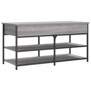 Παπουτσοθήκη Γκρι Sonoma 100x42,5x50 εκ. από Επεξεργασμένο Ξύλο - Pakobazaar