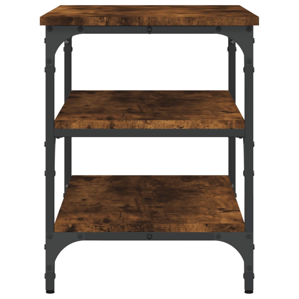 Παπουτσοθήκη Καπνιστή Δρυς 70 x 38,5 x 49 εκ. από Επεξεργ. Ξύλο - Pakobazaar