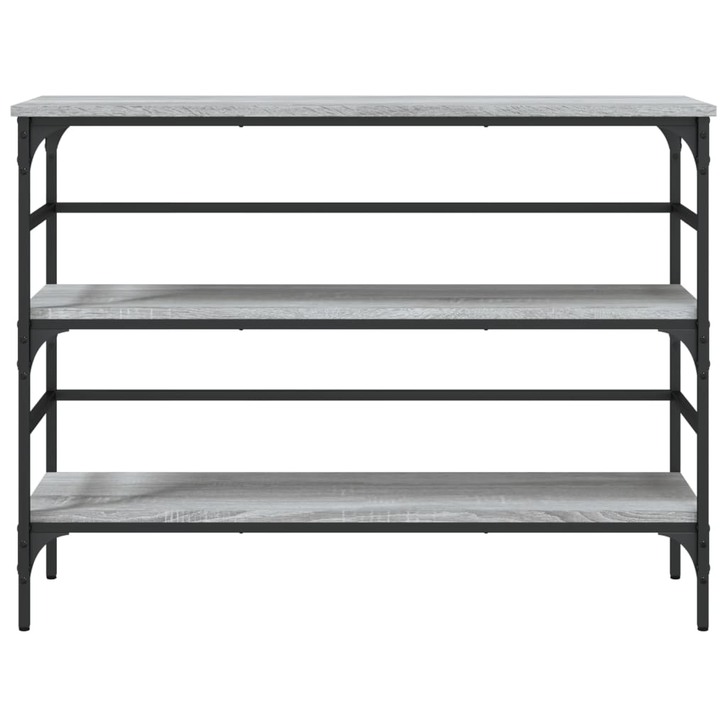 Τραπέζι Κονσόλα Γκρι Sonoma 100x32x75 εκ. Επεξεργασμένο Ξύλο