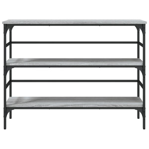 Τραπέζι Κονσόλα Γκρι Sonoma 100x32x75 εκ. Επεξεργασμένο Ξύλο