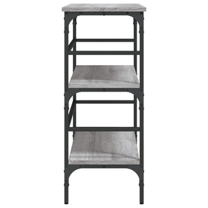 Τραπέζι Κονσόλα Γκρι Sonoma 100x32x75 εκ. Επεξεργασμένο Ξύλο