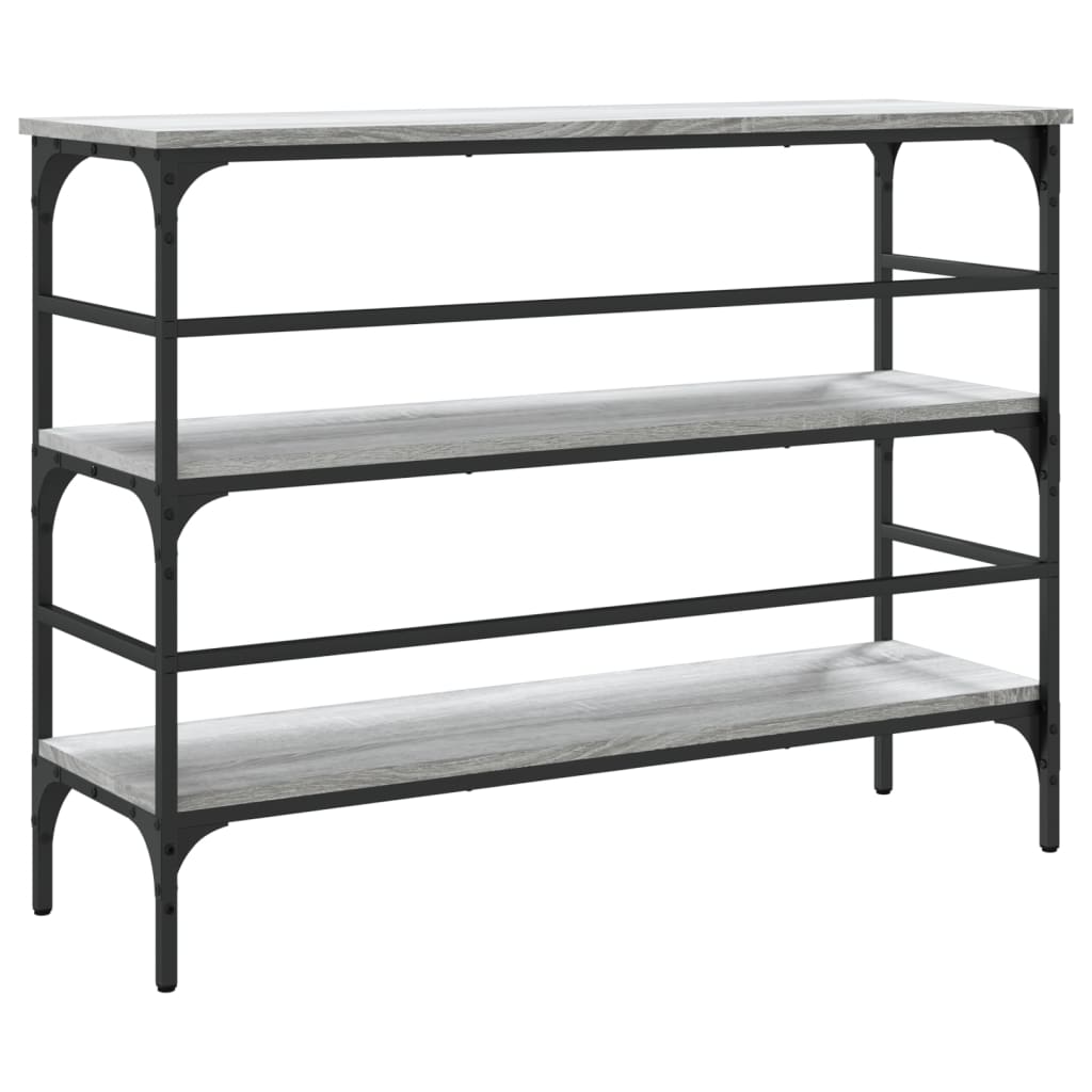 Τραπέζι Κονσόλα Γκρι Sonoma 100x32x75 εκ. Επεξεργασμένο Ξύλο