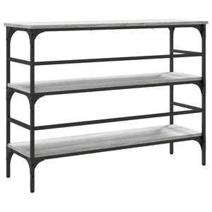 Τραπέζι Κονσόλα Γκρι Sonoma 100x32x75 εκ. Επεξεργασμένο Ξύλο