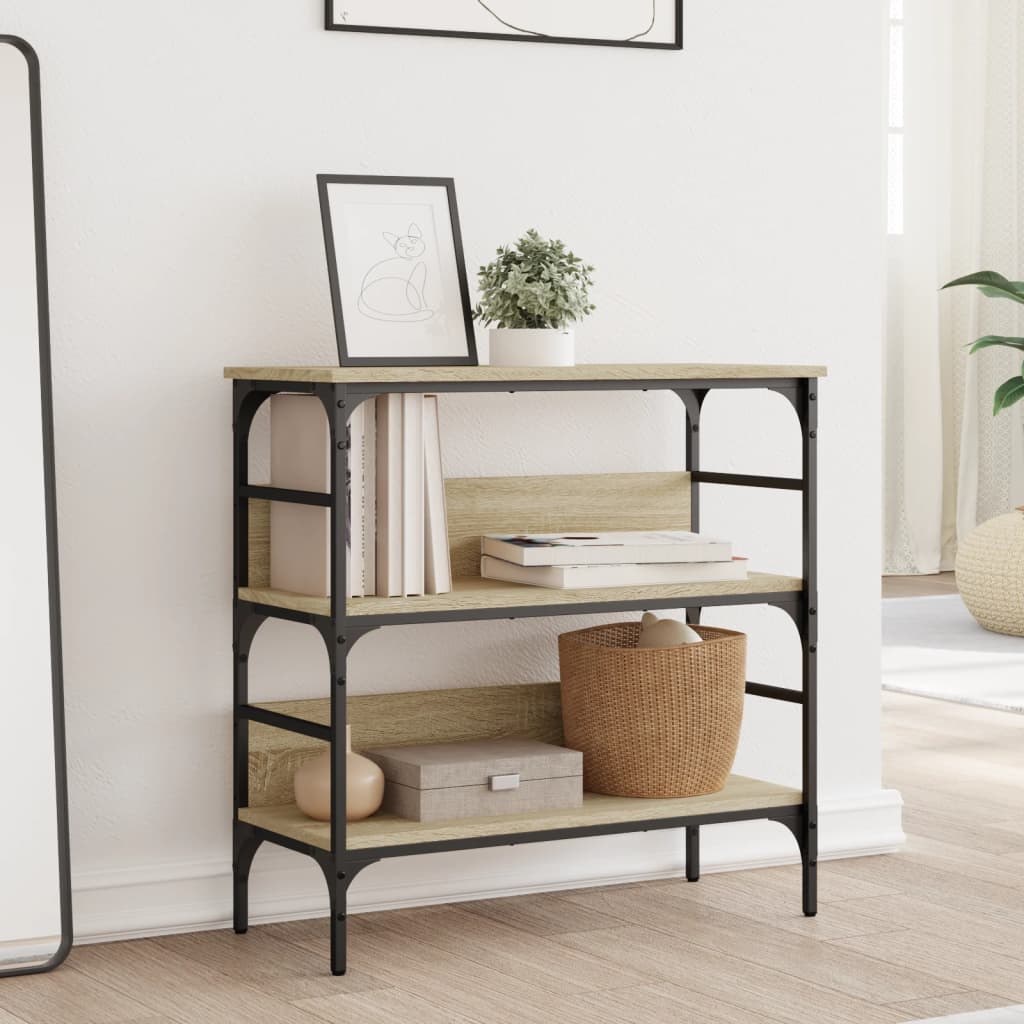 Τραπέζι Κονσόλα Sonoma Δρυς 75x32x75 εκ. Επεξεργασμένο Ξύλο