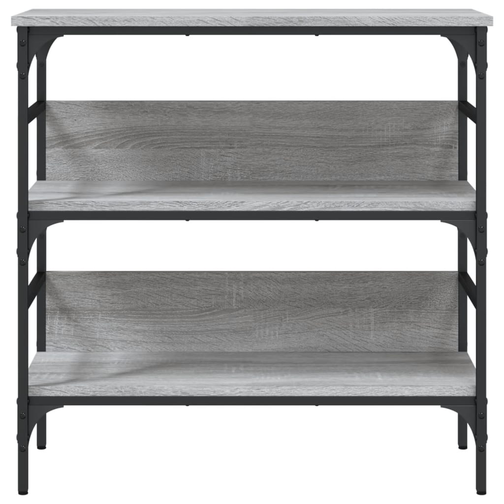 Τραπέζι Κονσόλα Γκρι Sonoma 75x32x75 εκ. Επεξεργασμένο Ξύλο