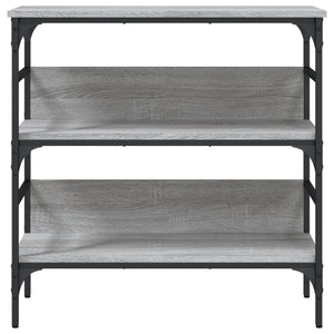 Τραπέζι Κονσόλα Γκρι Sonoma 75x32x75 εκ. Επεξεργασμένο Ξύλο