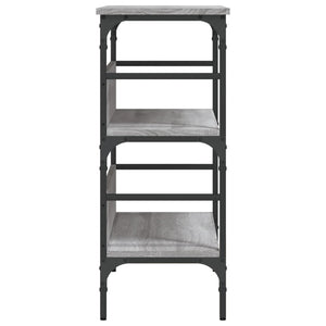 Τραπέζι Κονσόλα Γκρι Sonoma 75x32x75 εκ. Επεξεργασμένο Ξύλο