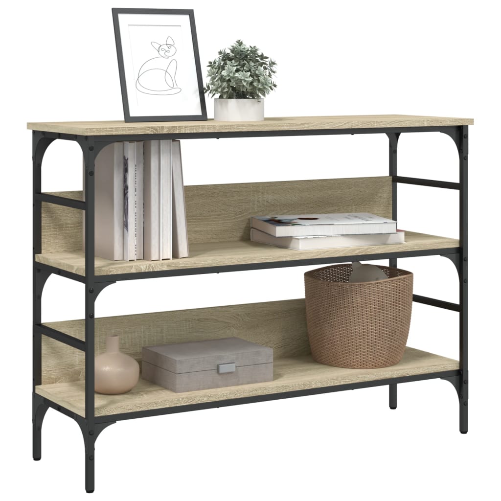 Τραπέζι Κονσόλα Sonoma Δρυς 100x32x75 εκ. Επεξεργασμένο Ξύλο - Pakobazaar