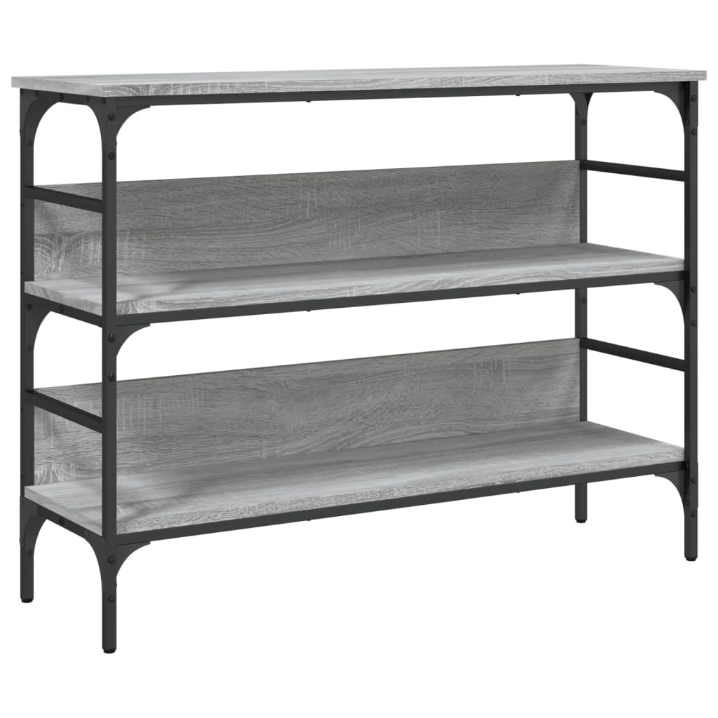Τραπέζι Κονσόλα Γκρι Sonoma 100x32x75 εκ. Επεξεργασμένο Ξύλο
