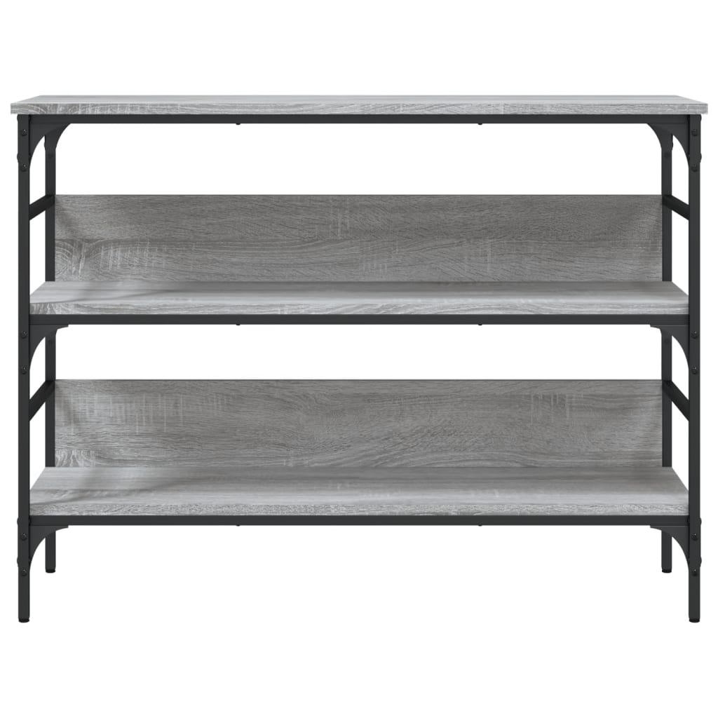 Τραπέζι Κονσόλα Γκρι Sonoma 100x32x75 εκ. Επεξεργασμένο Ξύλο