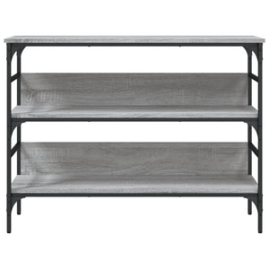 Τραπέζι Κονσόλα Γκρι Sonoma 100x32x75 εκ. Επεξεργασμένο Ξύλο