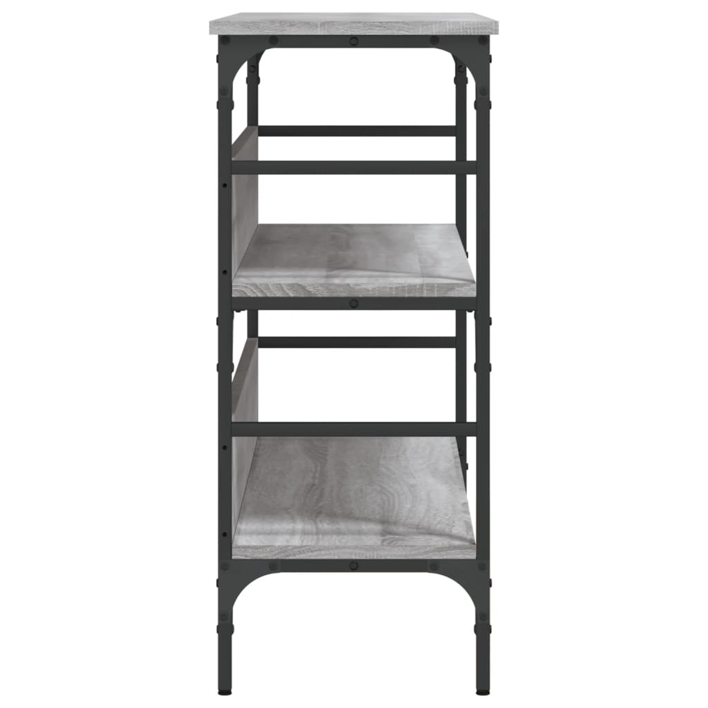 Τραπέζι Κονσόλα Γκρι Sonoma 100x32x75 εκ. Επεξεργασμένο Ξύλο