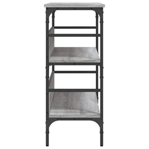 Τραπέζι Κονσόλα Γκρι Sonoma 100x32x75 εκ. Επεξεργασμένο Ξύλο