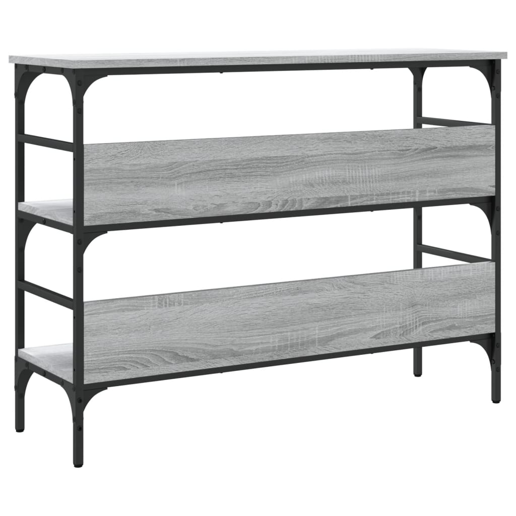 Τραπέζι Κονσόλα Γκρι Sonoma 100x32x75 εκ. Επεξεργασμένο Ξύλο
