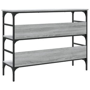 Τραπέζι Κονσόλα Γκρι Sonoma 100x32x75 εκ. Επεξεργασμένο Ξύλο