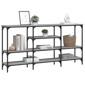 Τραπέζι Κονσόλα Γκρι Sonoma 160x29x80 εκ. Επεξεργασμένο Ξύλο - Pakobazaar