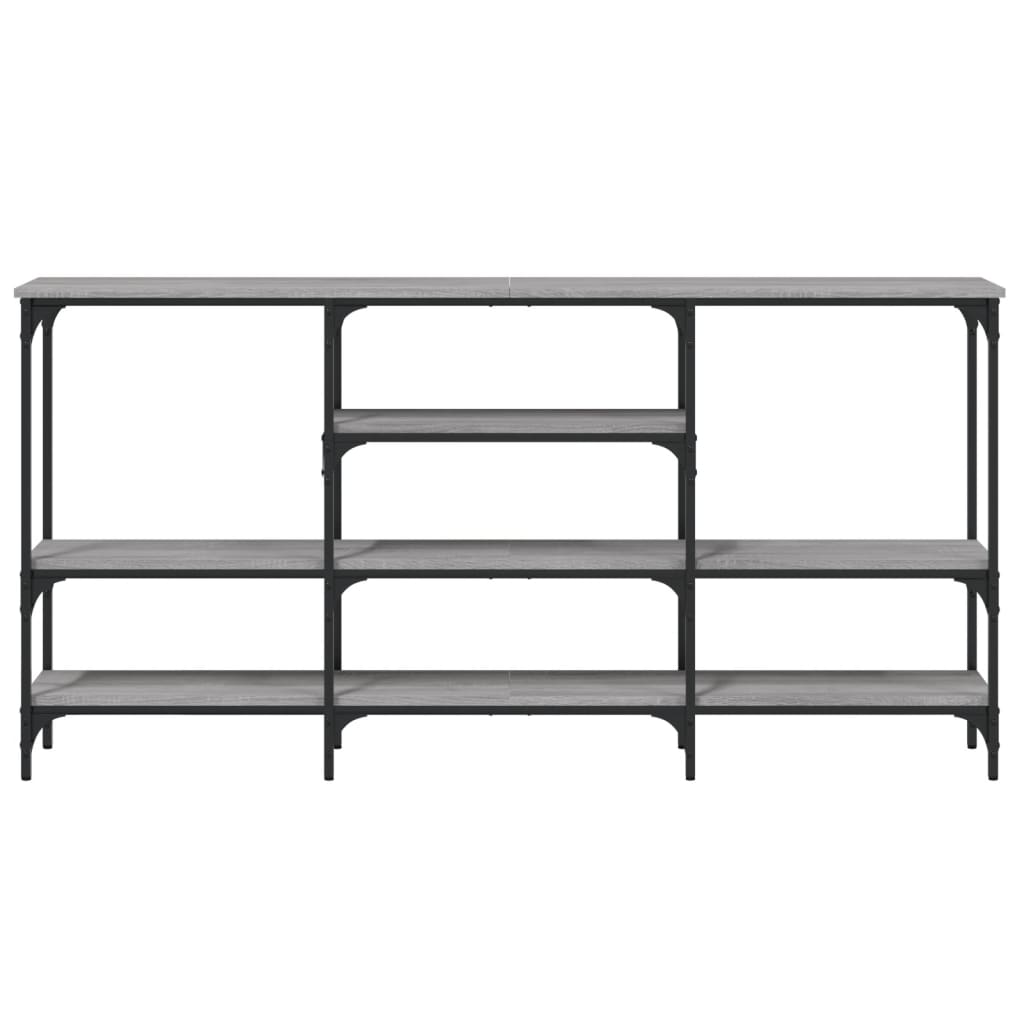 Τραπέζι Κονσόλα Γκρι Sonoma 160x29x80 εκ. Επεξεργασμένο Ξύλο - Pakobazaar